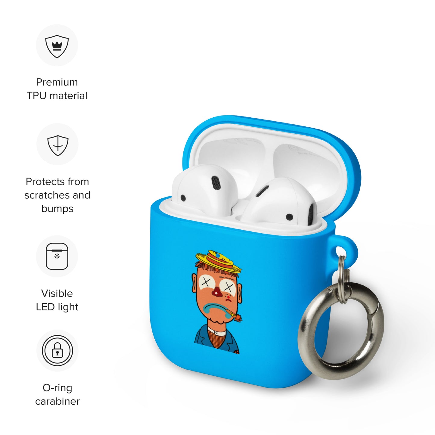 Sad Clown AirPods Case