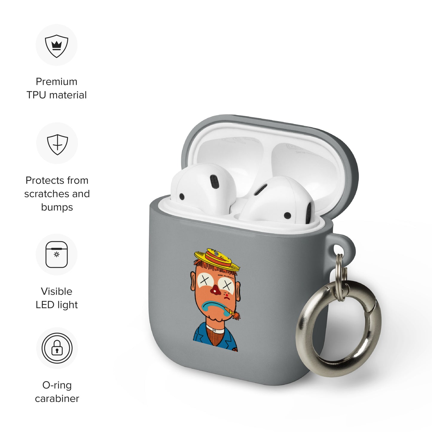 Sad Clown AirPods Case