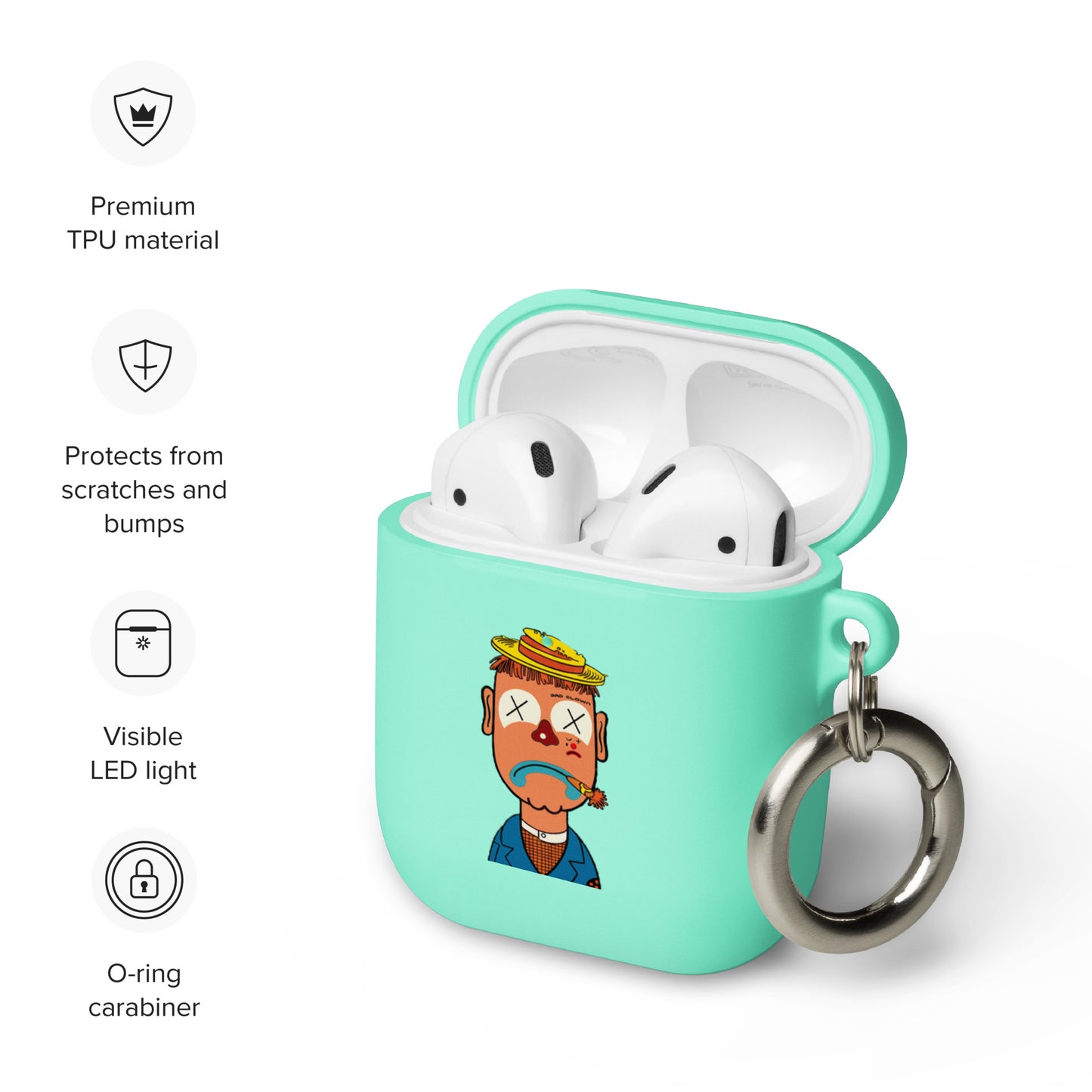 Sad Clown AirPods Case