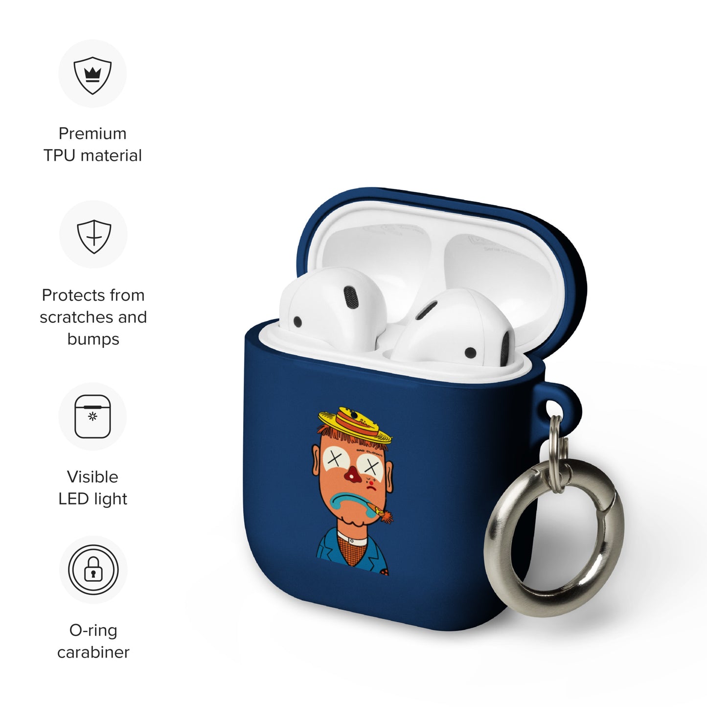 Sad Clown AirPods Case