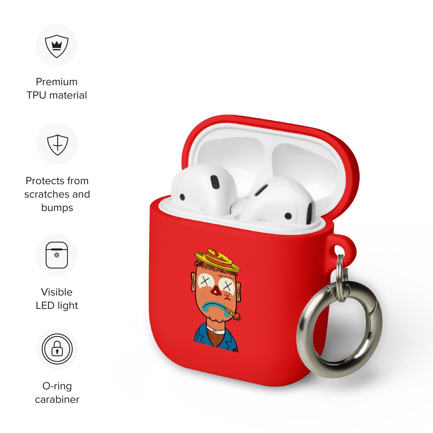 Sad Clown AirPods Case