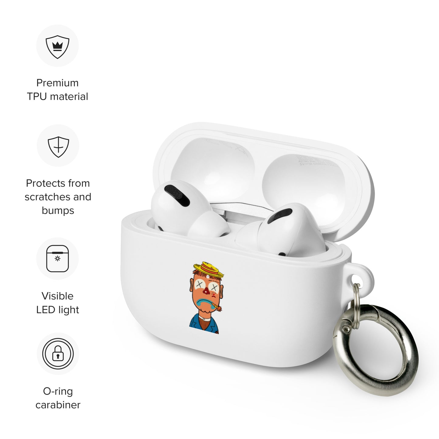 Sad Clown AirPods Case