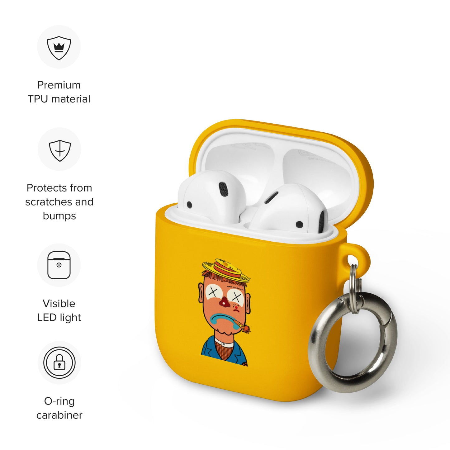 Sad Clown AirPods Case