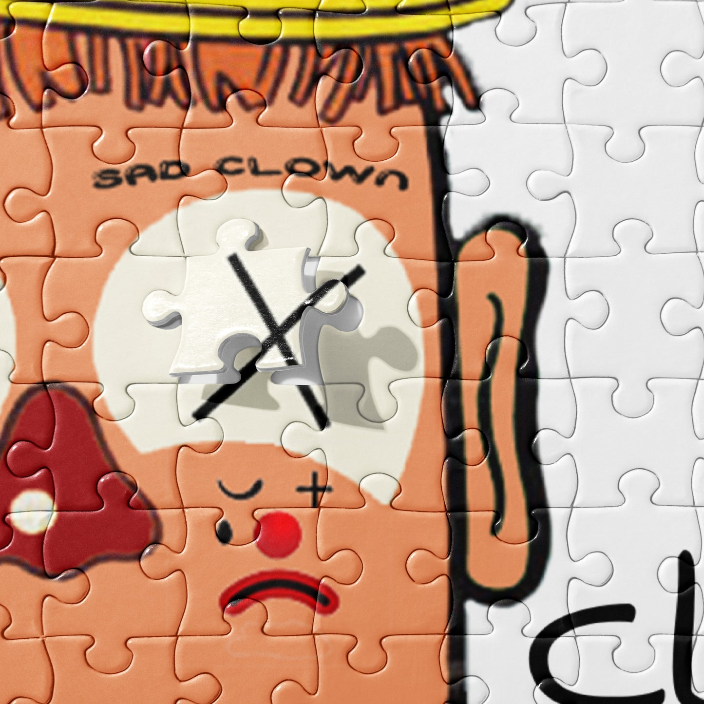 Sad Clown Jigsaw Puzzle