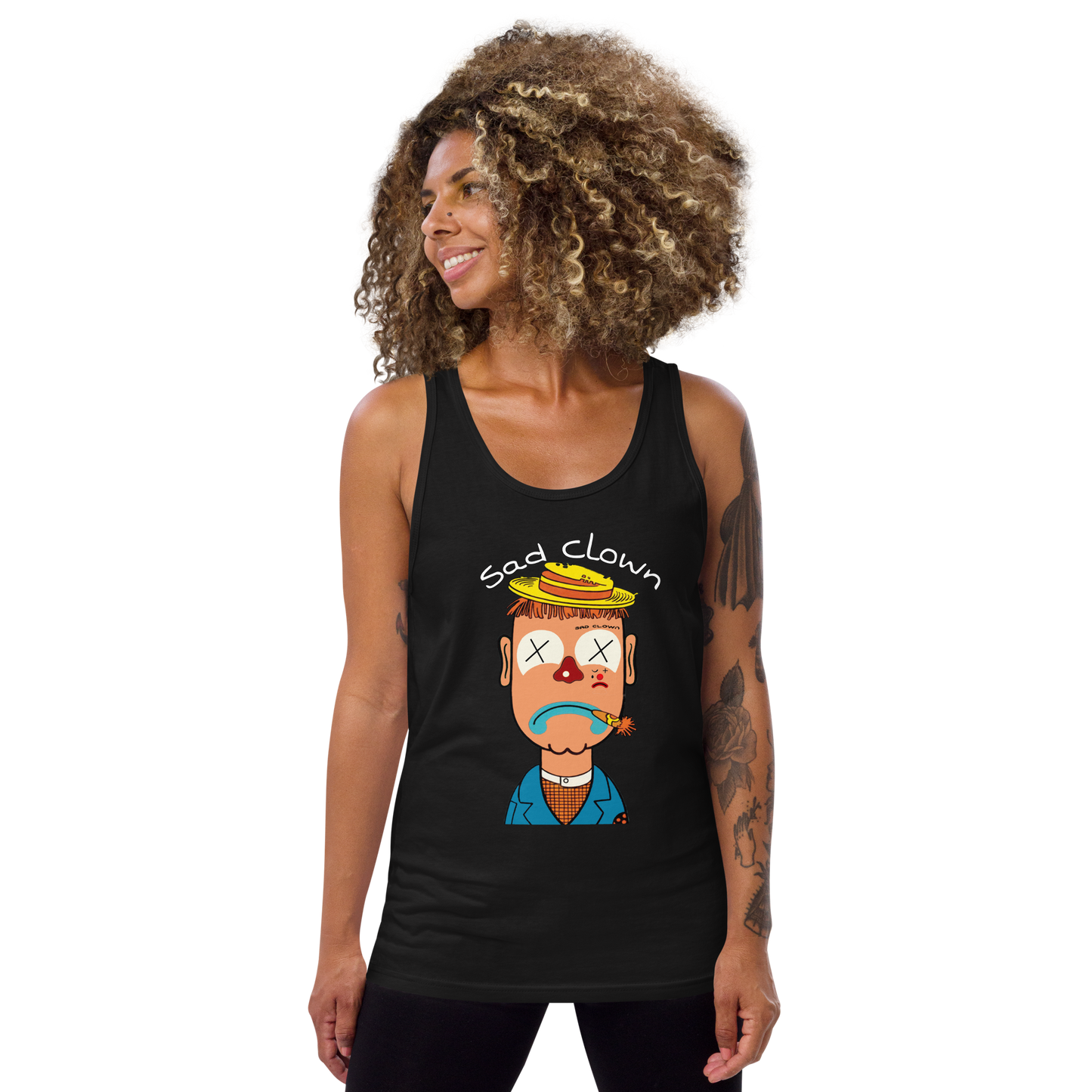 Sad Clown Unisex Tank Top