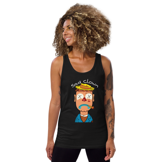 Sad Clown Unisex Tank Top