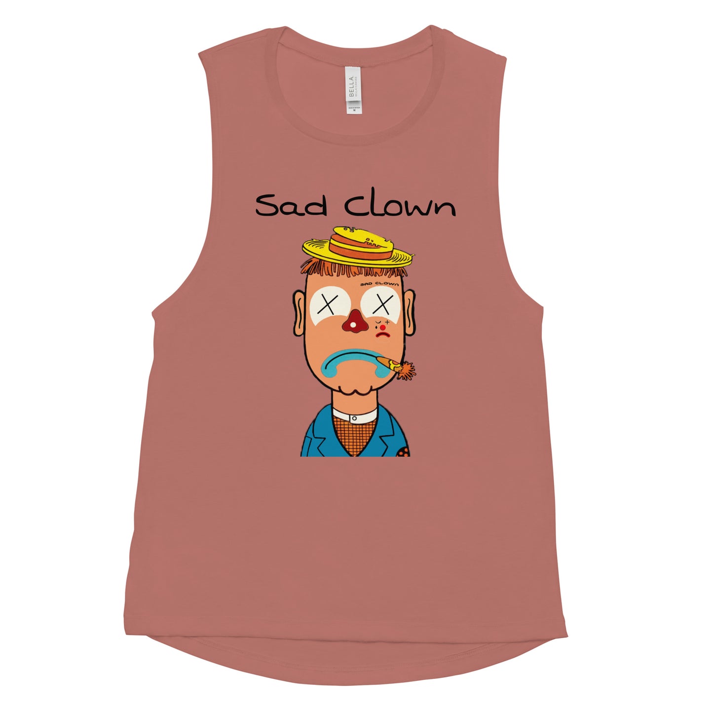 Sad Clown Ladie's Muscle Tank