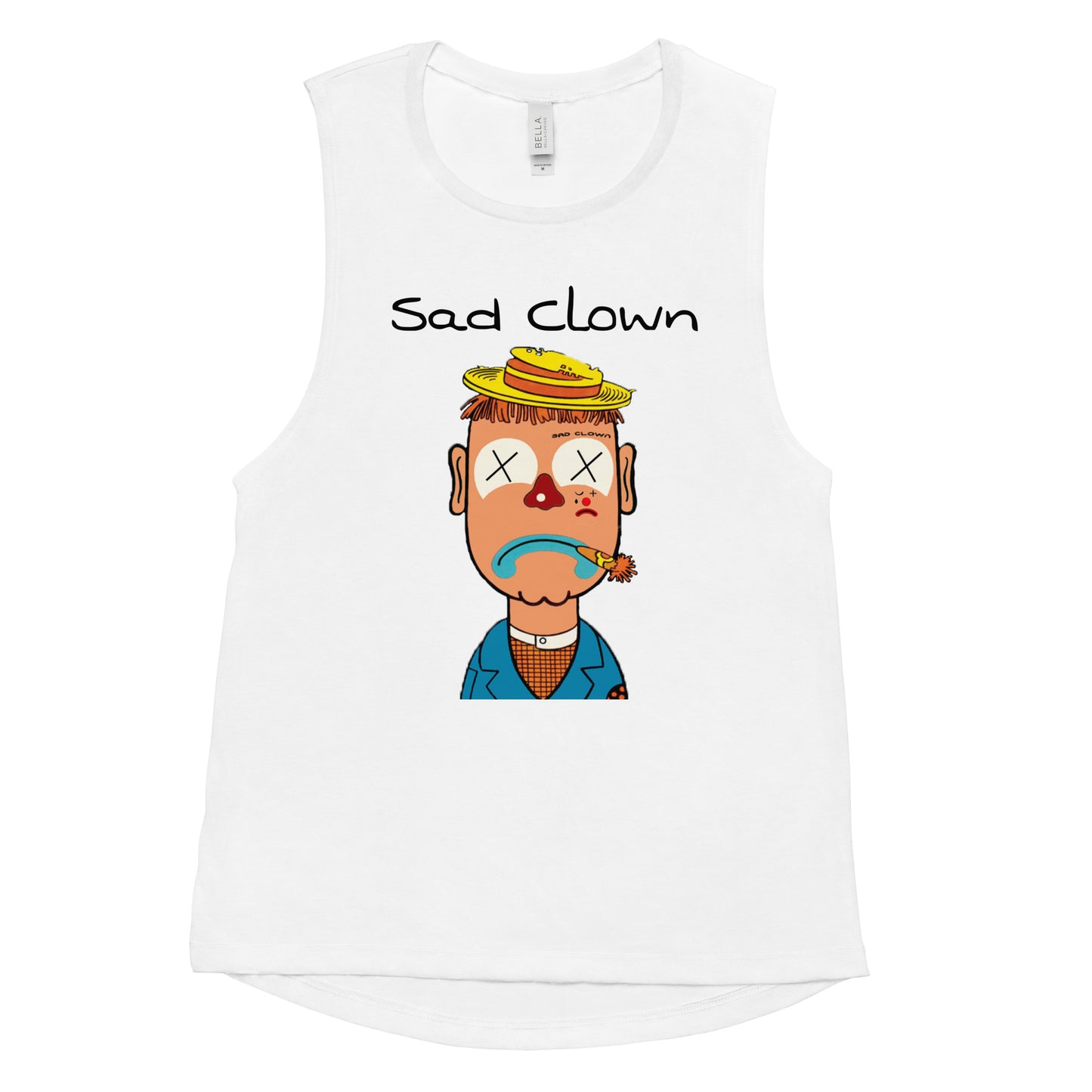 Sad Clown Ladie's Muscle Tank